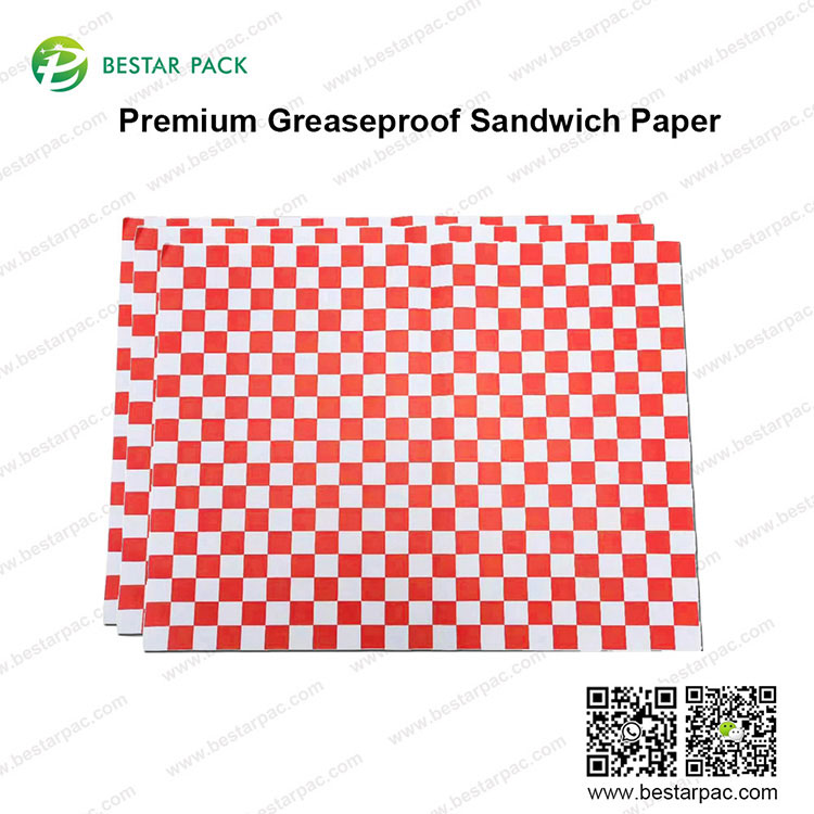 Papel sándwich premium a prueba de grasa